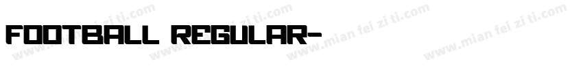 football Regular字体转换